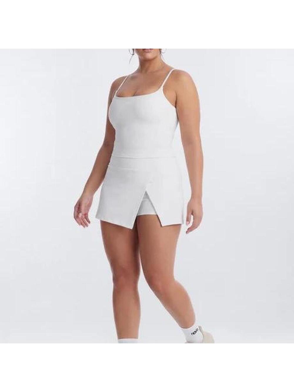 Fashion Nova Cloudform Wrap White Skort